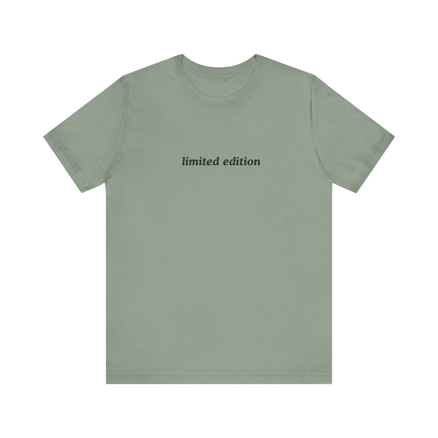 Aa original limited edition italics graphic slogan jersey short sleeve boyfriend tee