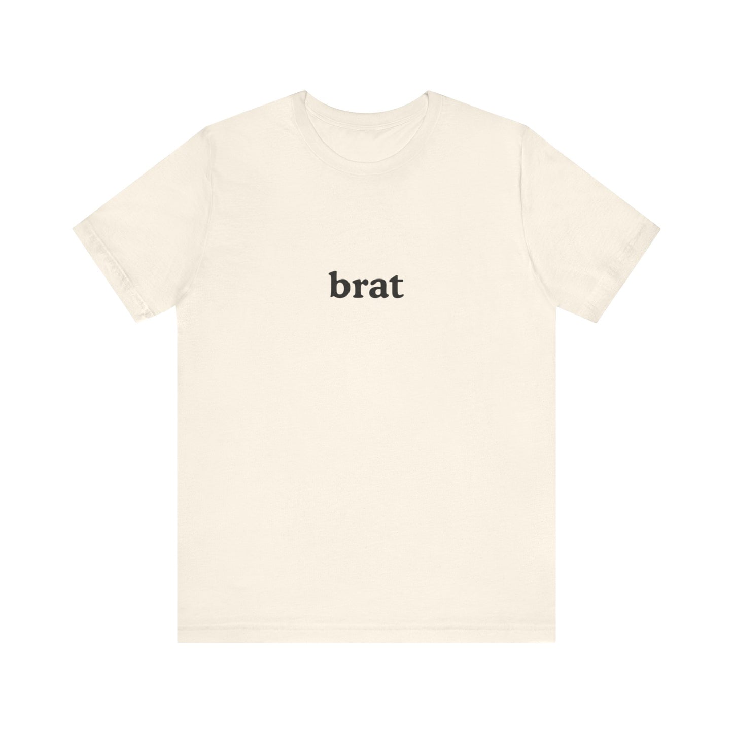 Aa original brat graphic slogan jersey short sleeve boyfriend tee