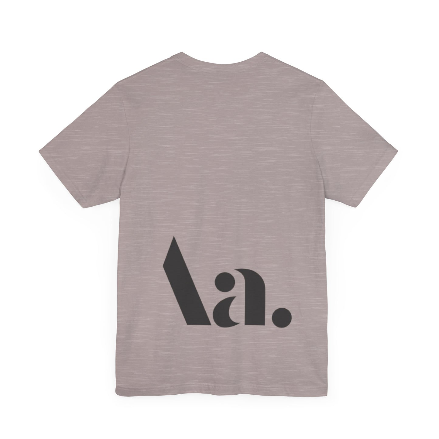 Aa original work in progress graphic slogan jersey short sleeve boyfriend tee