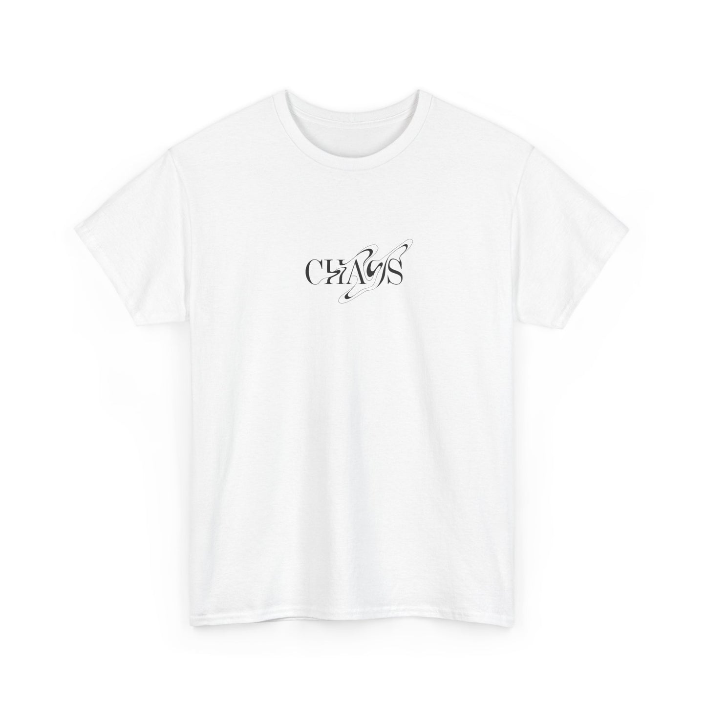 Aa | CHAOS graphic slogan boyfriend tee | jersey short sleeve oversized original cotton