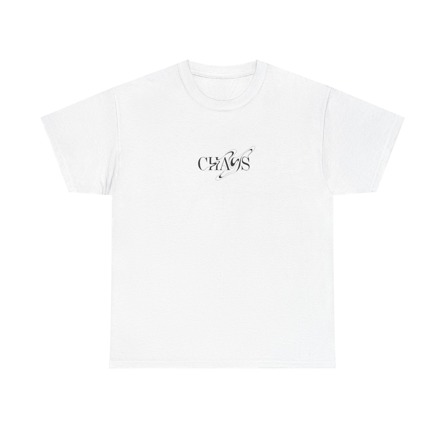 Aa | CHAOS graphic slogan boyfriend tee | jersey short sleeve oversized original cotton