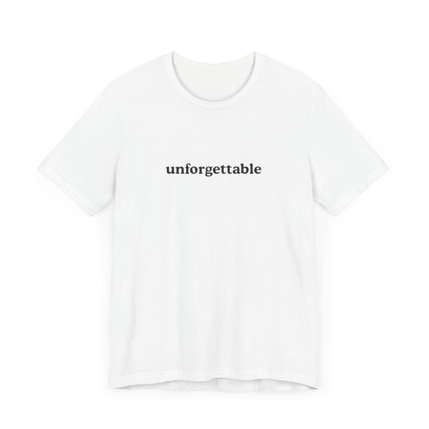 Aa original unforgettable graphic slogan jersey short sleeve boyfriend tee