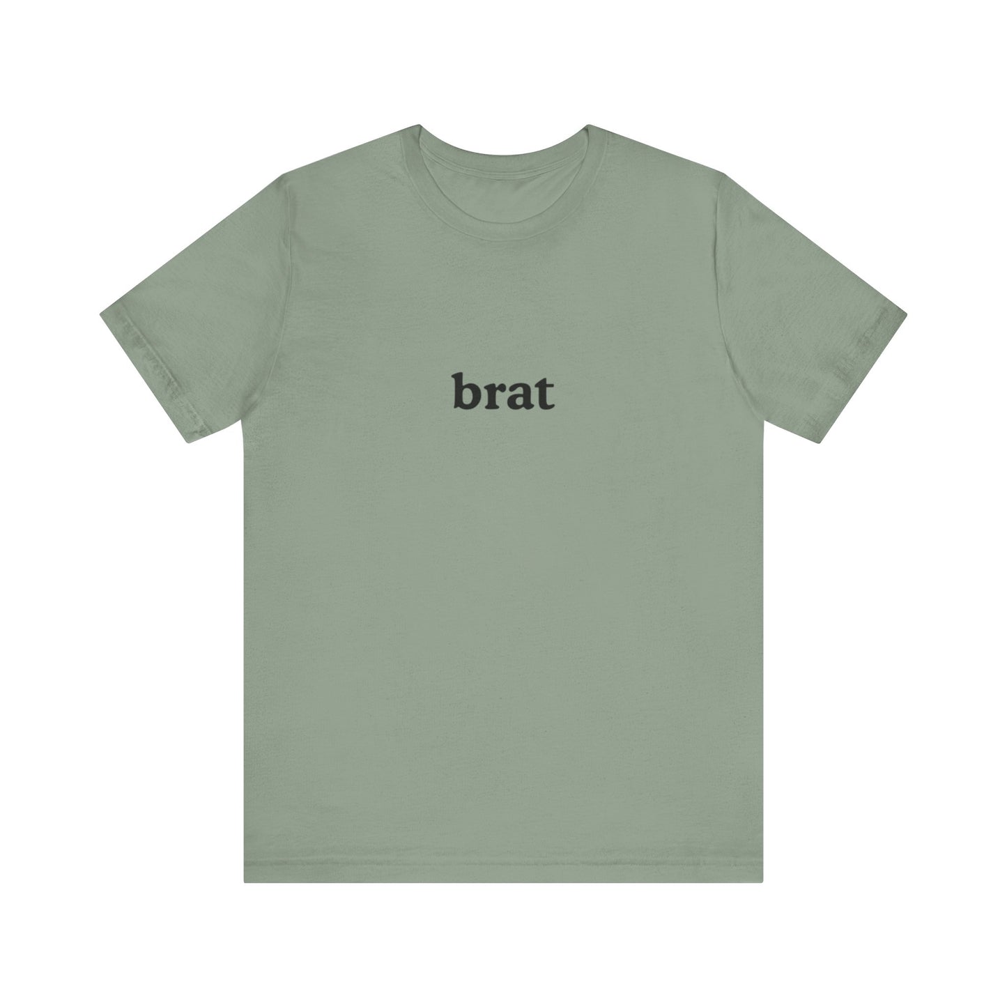 Aa original brat graphic slogan jersey short sleeve boyfriend tee