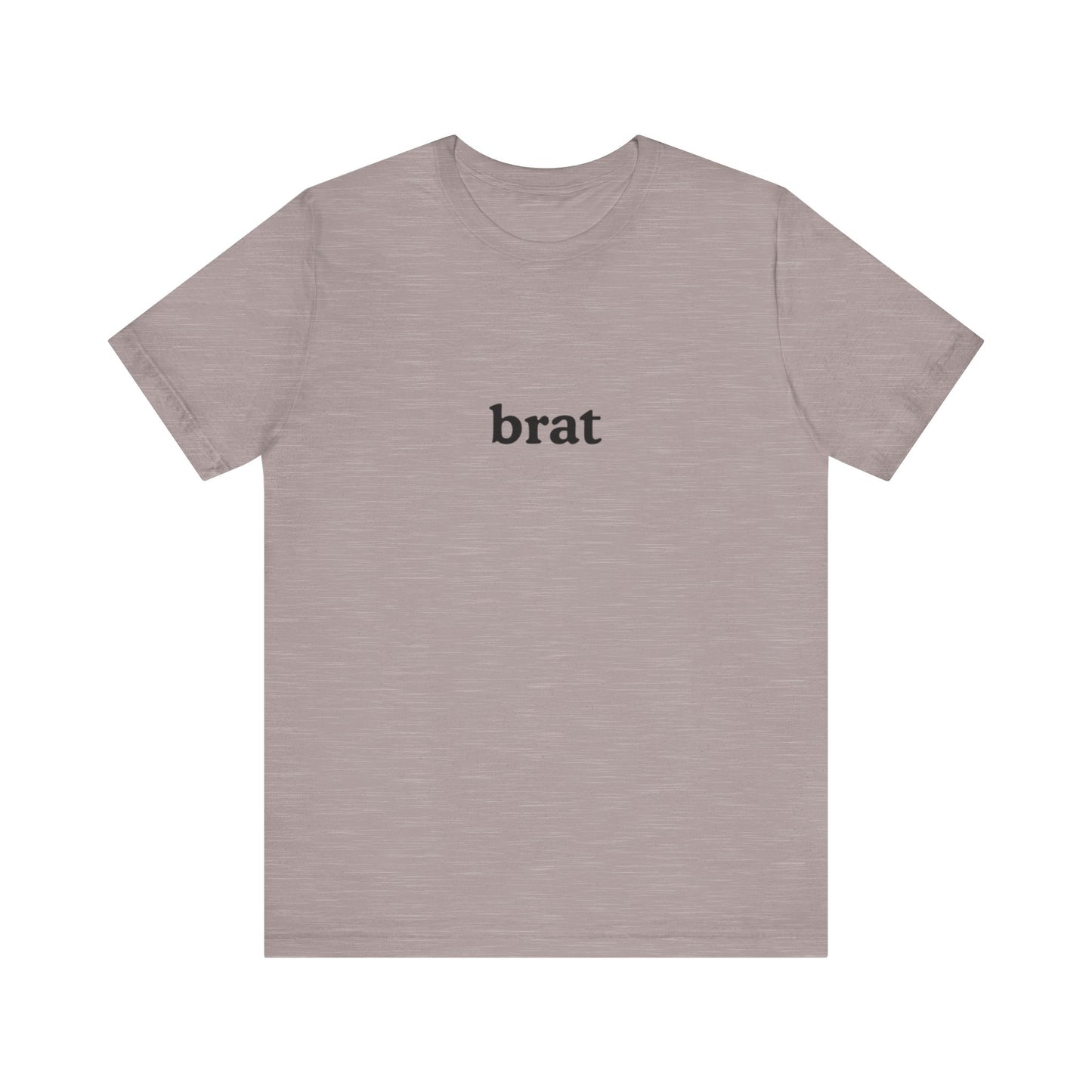 Aa original brat graphic slogan jersey short sleeve boyfriend tee