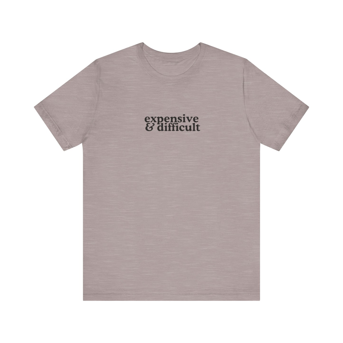 Aa original expensive&difficult graphic slogan jersey short sleeve boyfriend tee