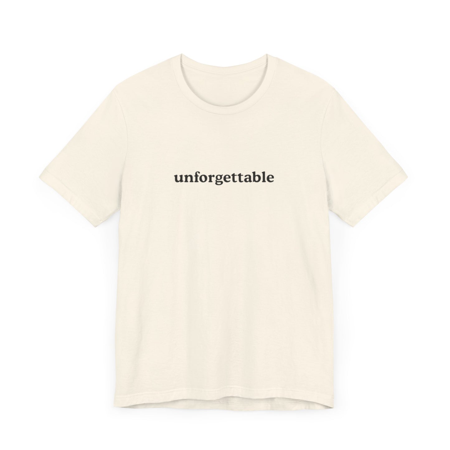 Aa original unforgettable graphic slogan jersey short sleeve boyfriend tee