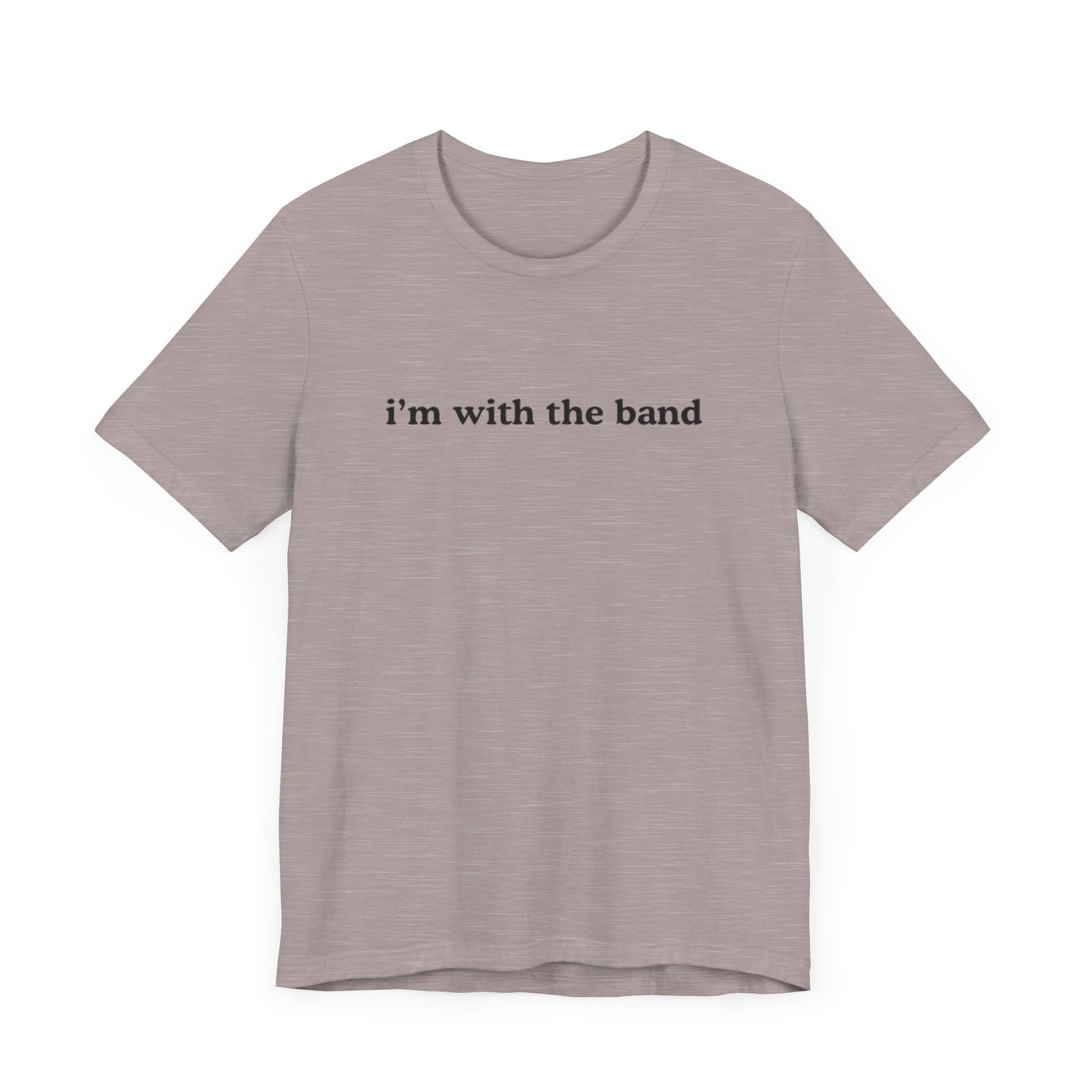arxhive original i’m with the band graphic slogan jersey short sleeve boyfriend tee