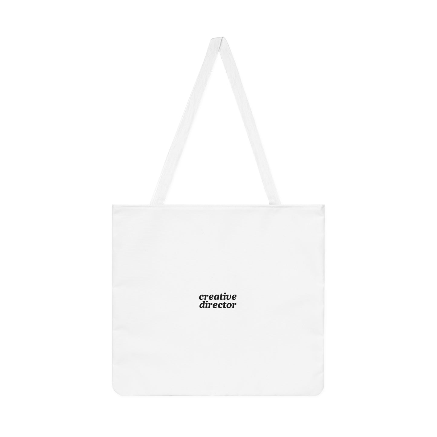 Aa | creative director slogan tote bag | reusable shopping bag, minimalist tote