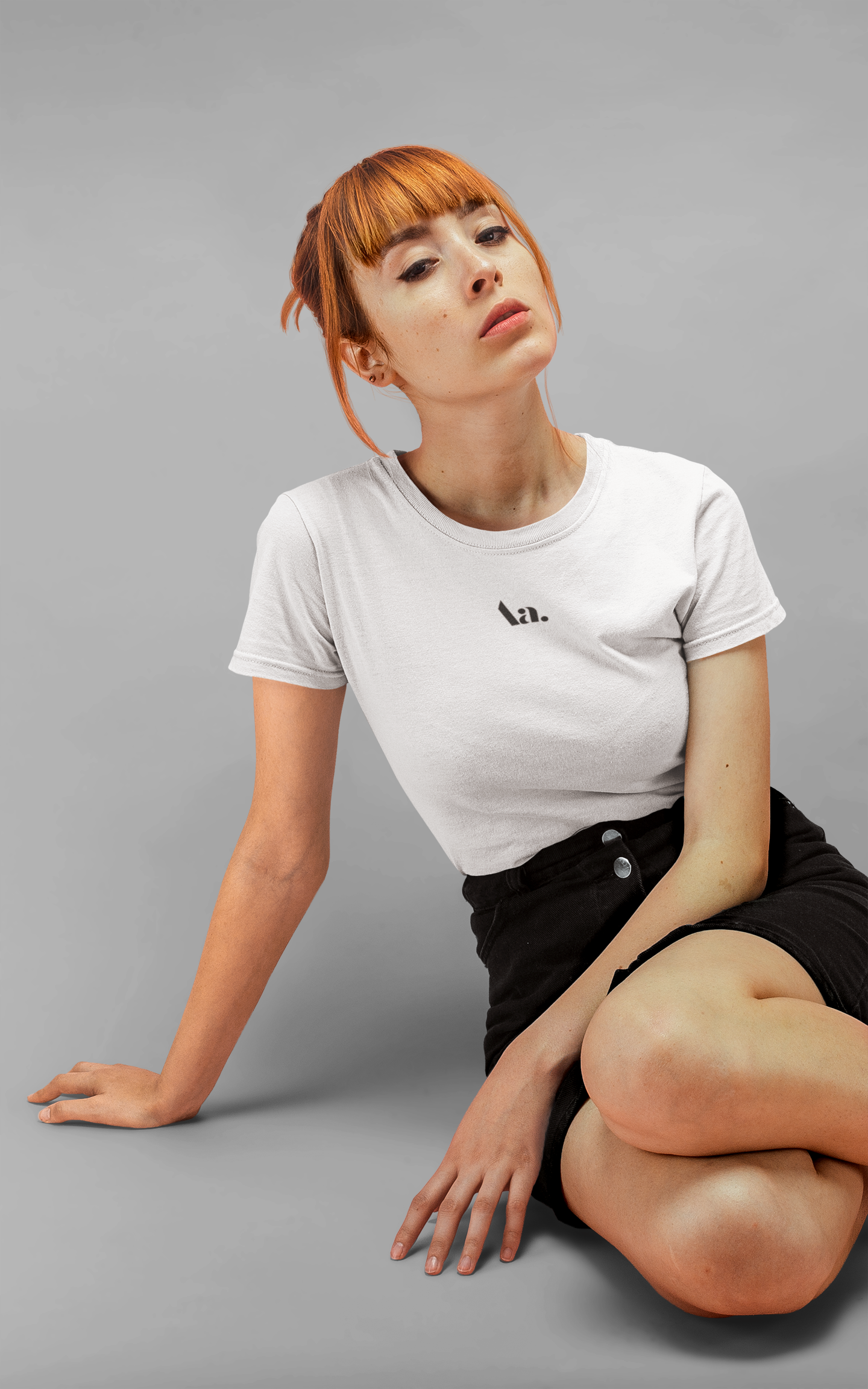 Aa | branded logo & grumpy cats graphic slogan boyfriend tee | jersey short sleeve oversized original cotton