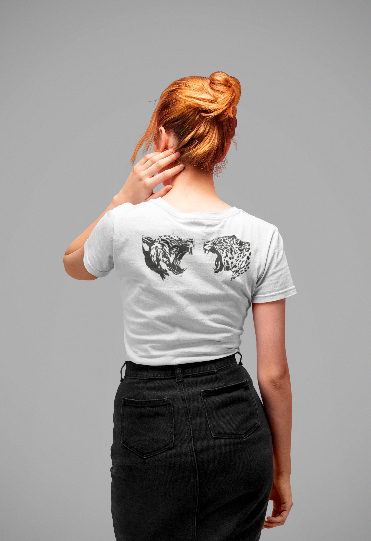 Aa | branded logo & grumpy cats graphic slogan boyfriend tee | jersey short sleeve oversized original cotton