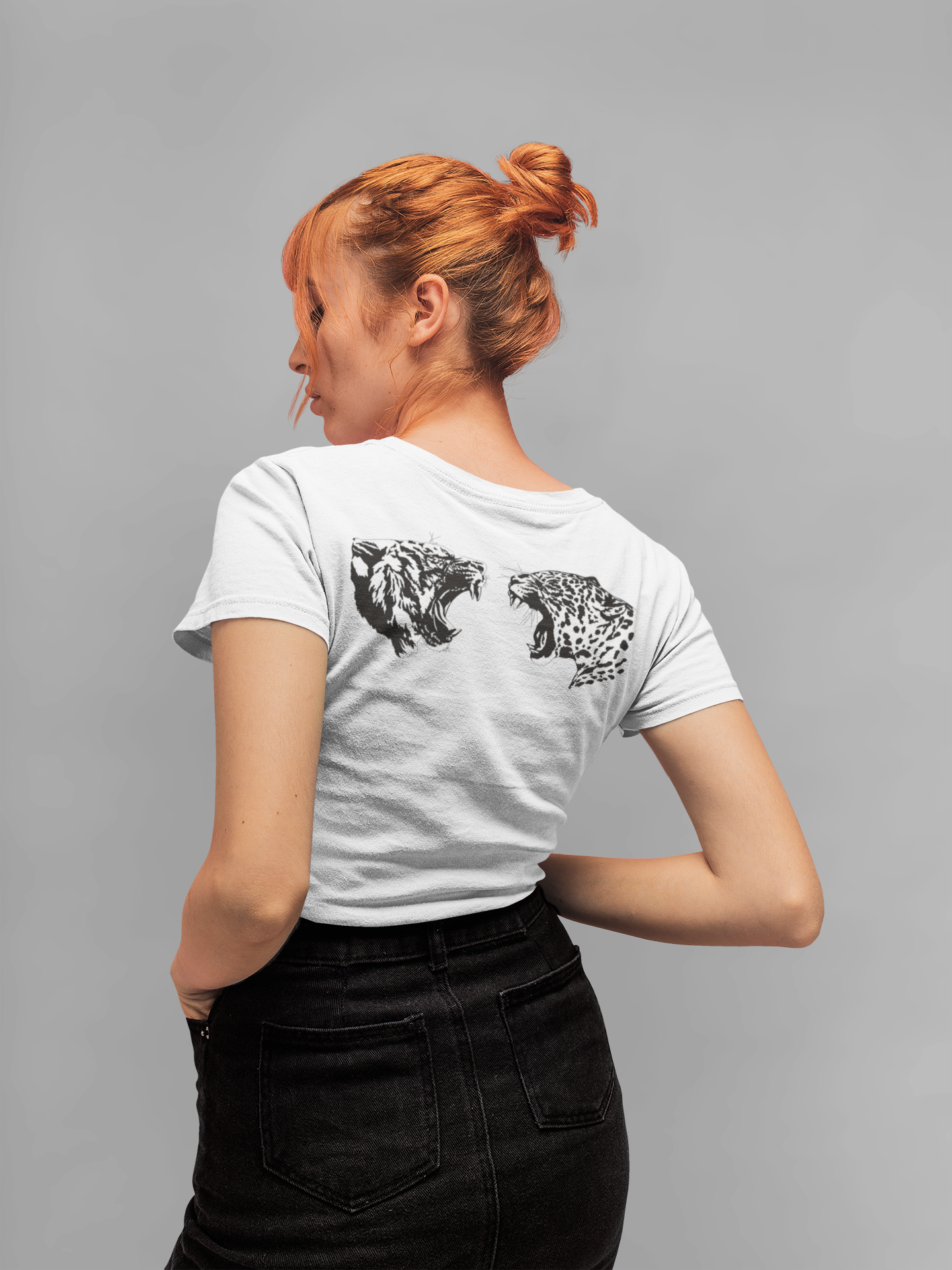 Aa | branded logo & grumpy cats graphic slogan boyfriend tee | jersey short sleeve oversized original cotton