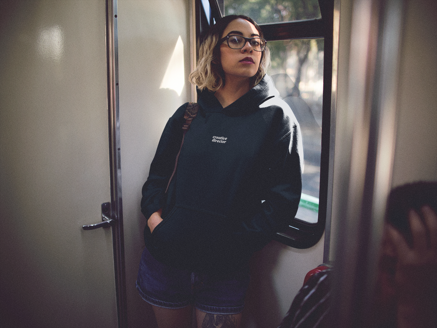 Aa | creative director graphic slogan boyfriend hoodie | heavy blend oversized original cotton unisex