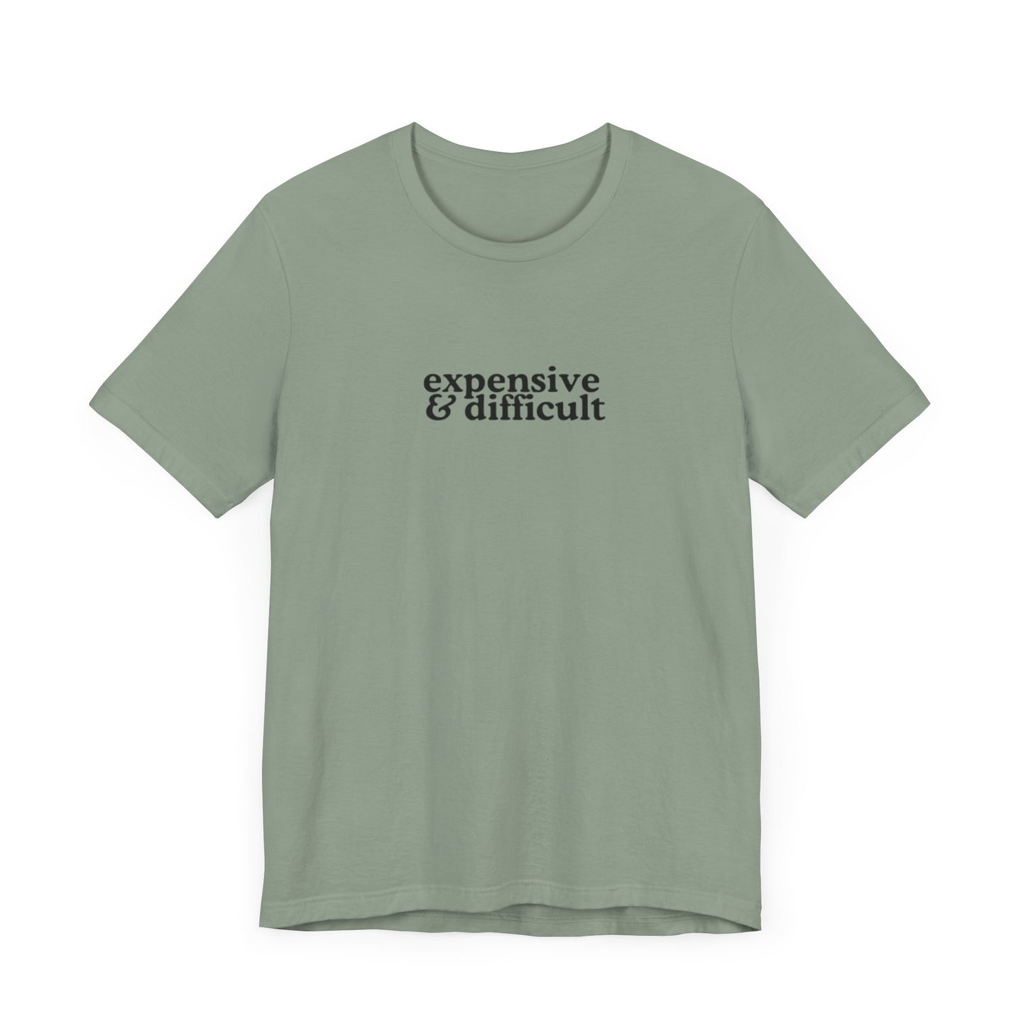 Aa original expensive&difficult graphic slogan jersey short sleeve boyfriend tee