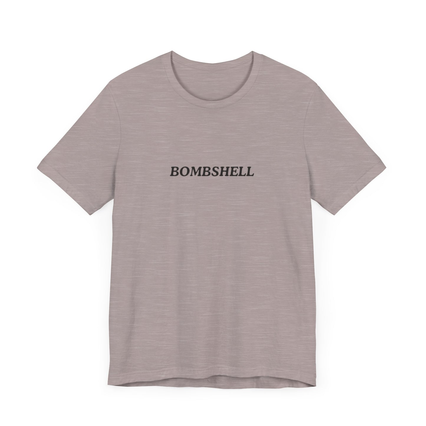 Aa original BOMBSHELL italics graphic slogan jersey short sleeve boyfriend tee