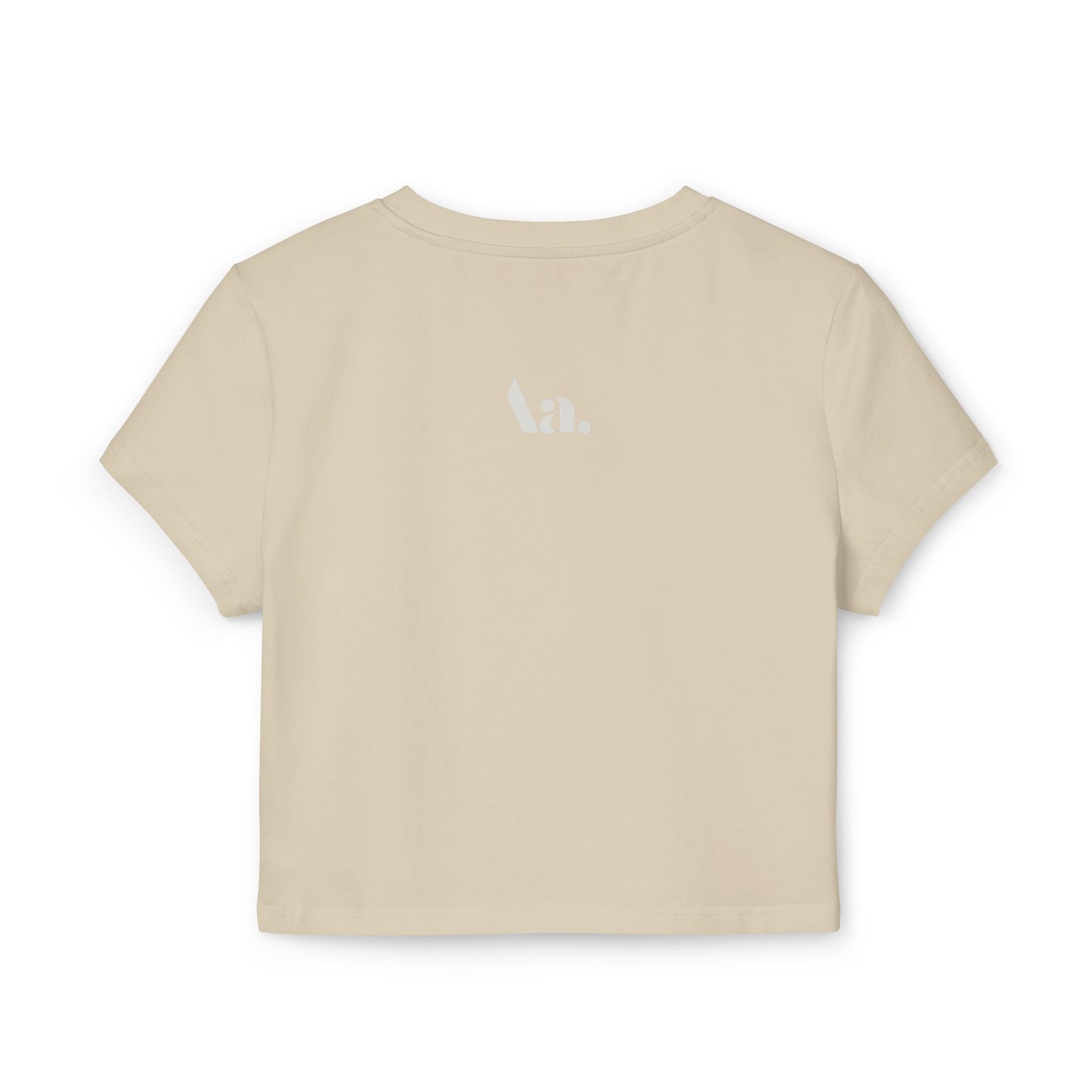 divine feminine edit cropped baby tee; A Rare Breed graphic