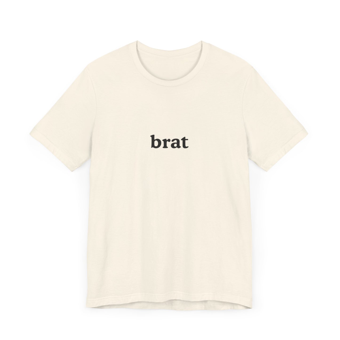Aa original brat graphic slogan jersey short sleeve boyfriend tee