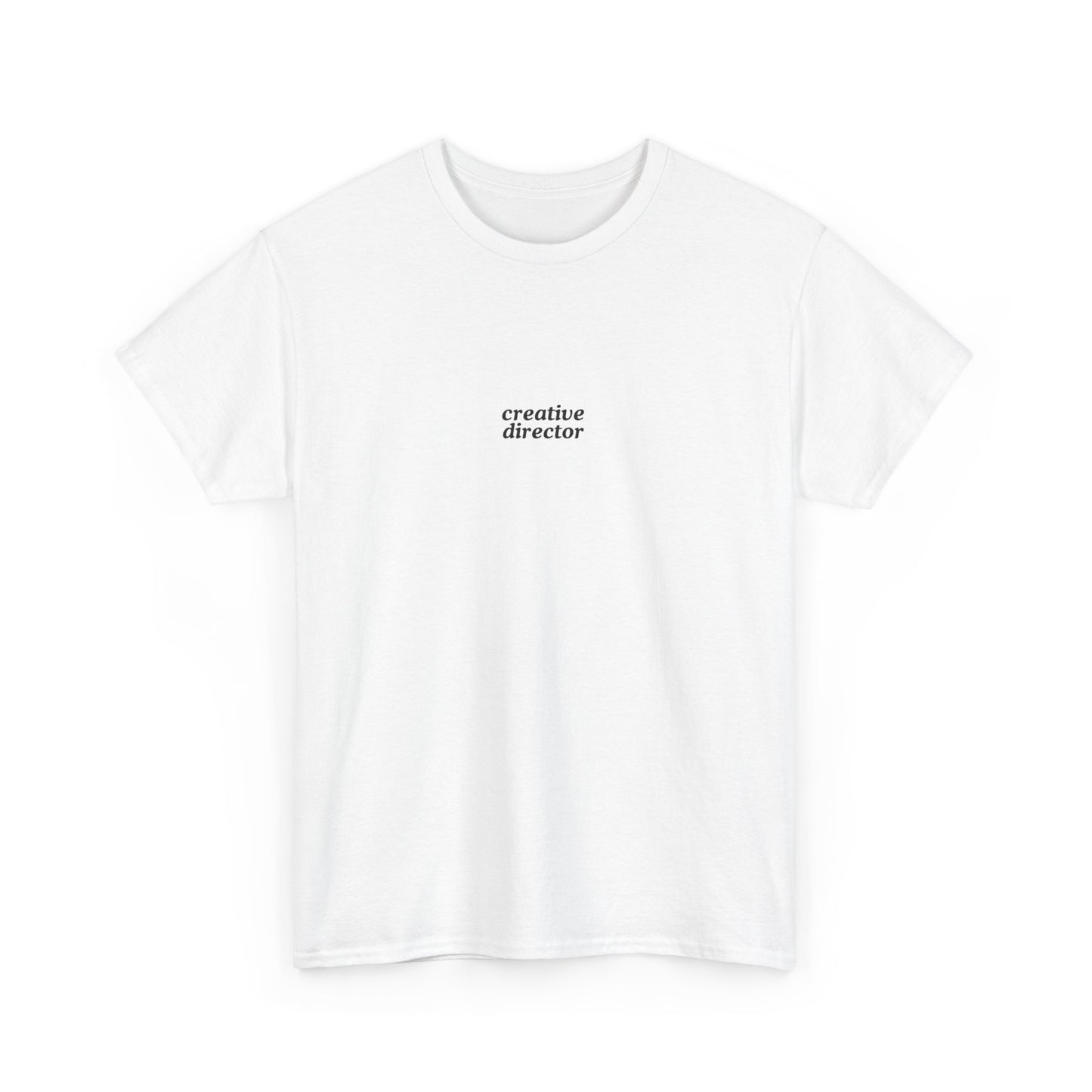 Aa creative director graphic slogan jersey short sleeve original cotton boyfriend tee