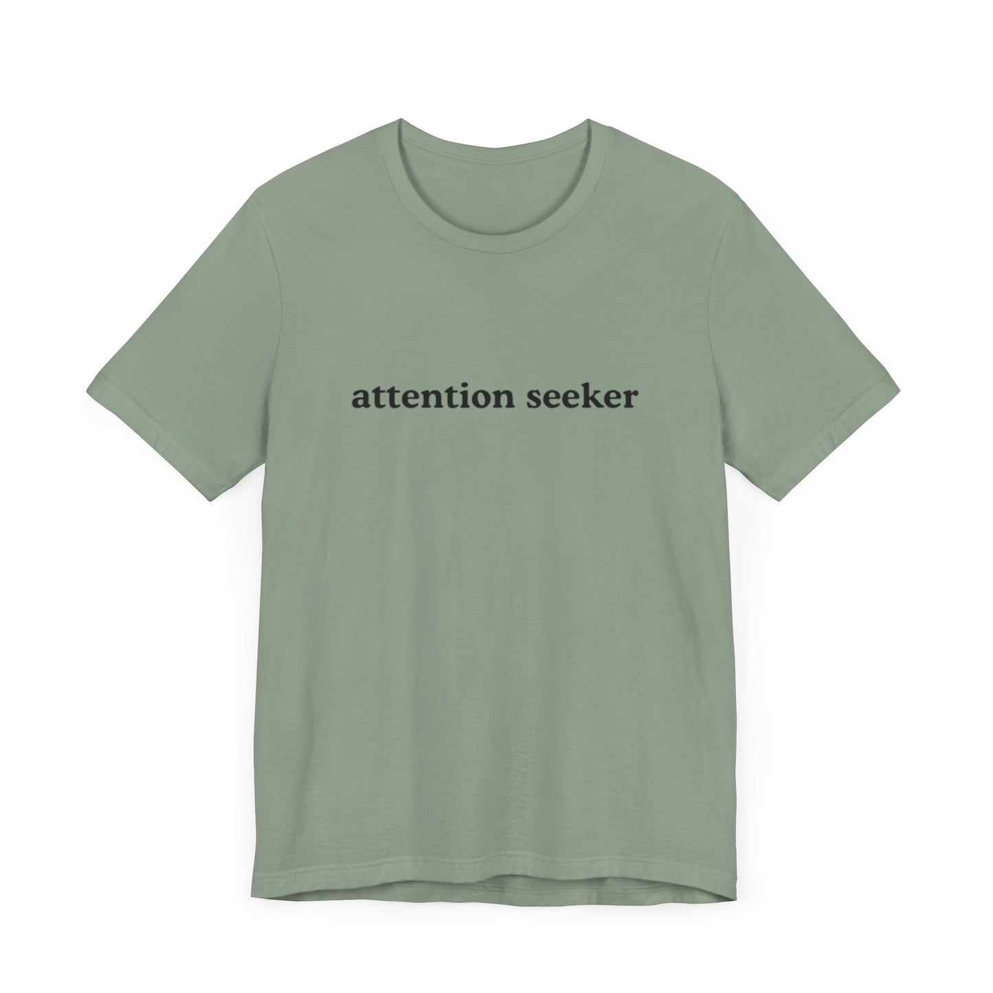 Aa original attention seeker graphic slogan jersey short sleeve boyfriend tee