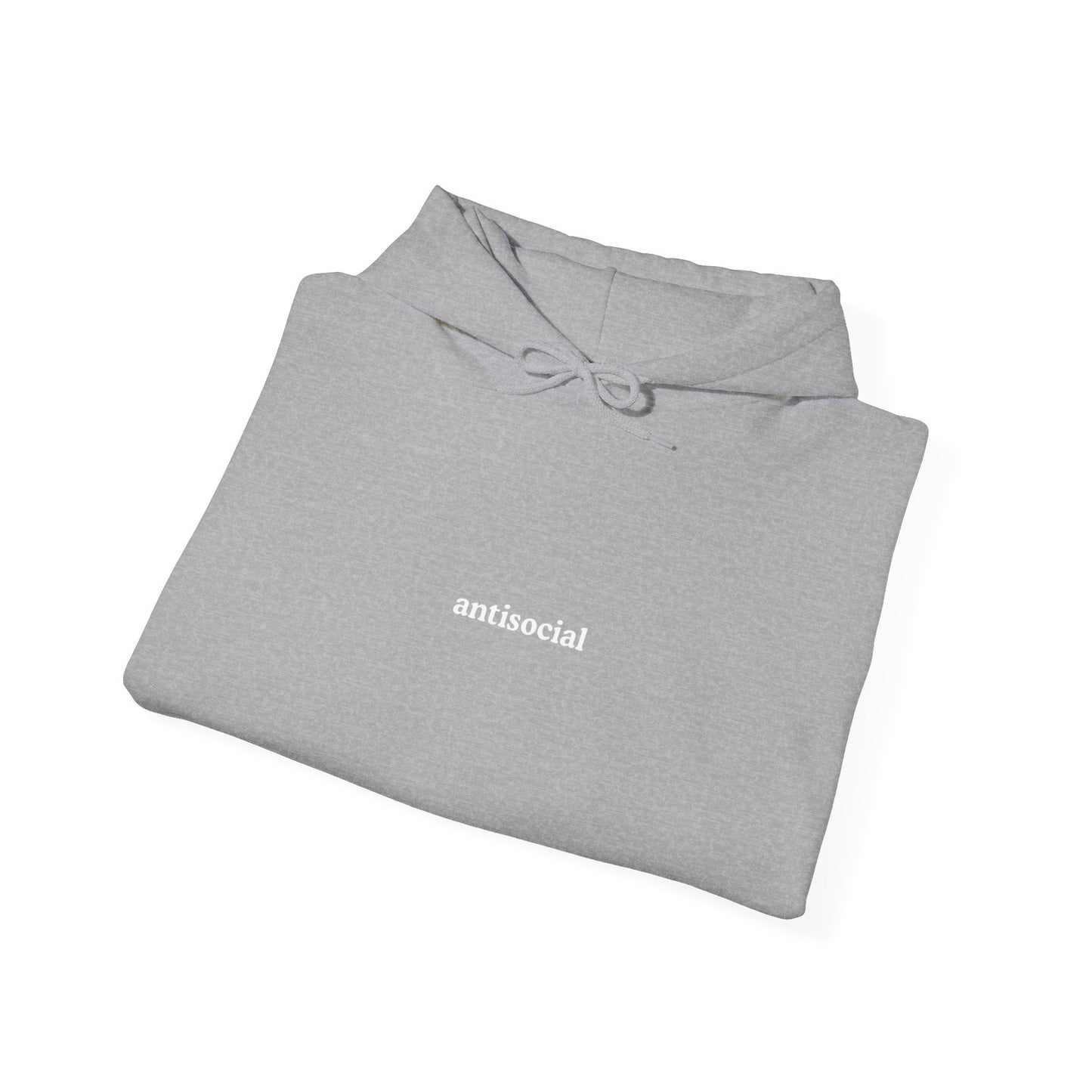 Aa | antisocial graphic slogan boyfriend hoodie | heavy blend oversized original cotton unisex