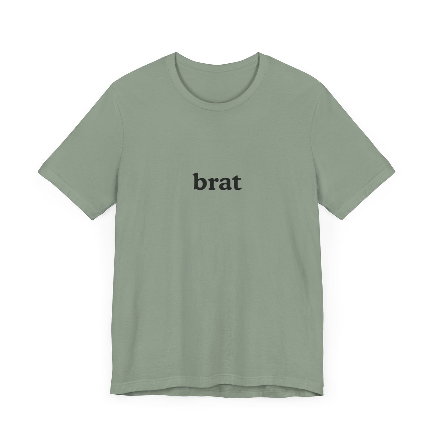 Aa original brat graphic slogan jersey short sleeve boyfriend tee