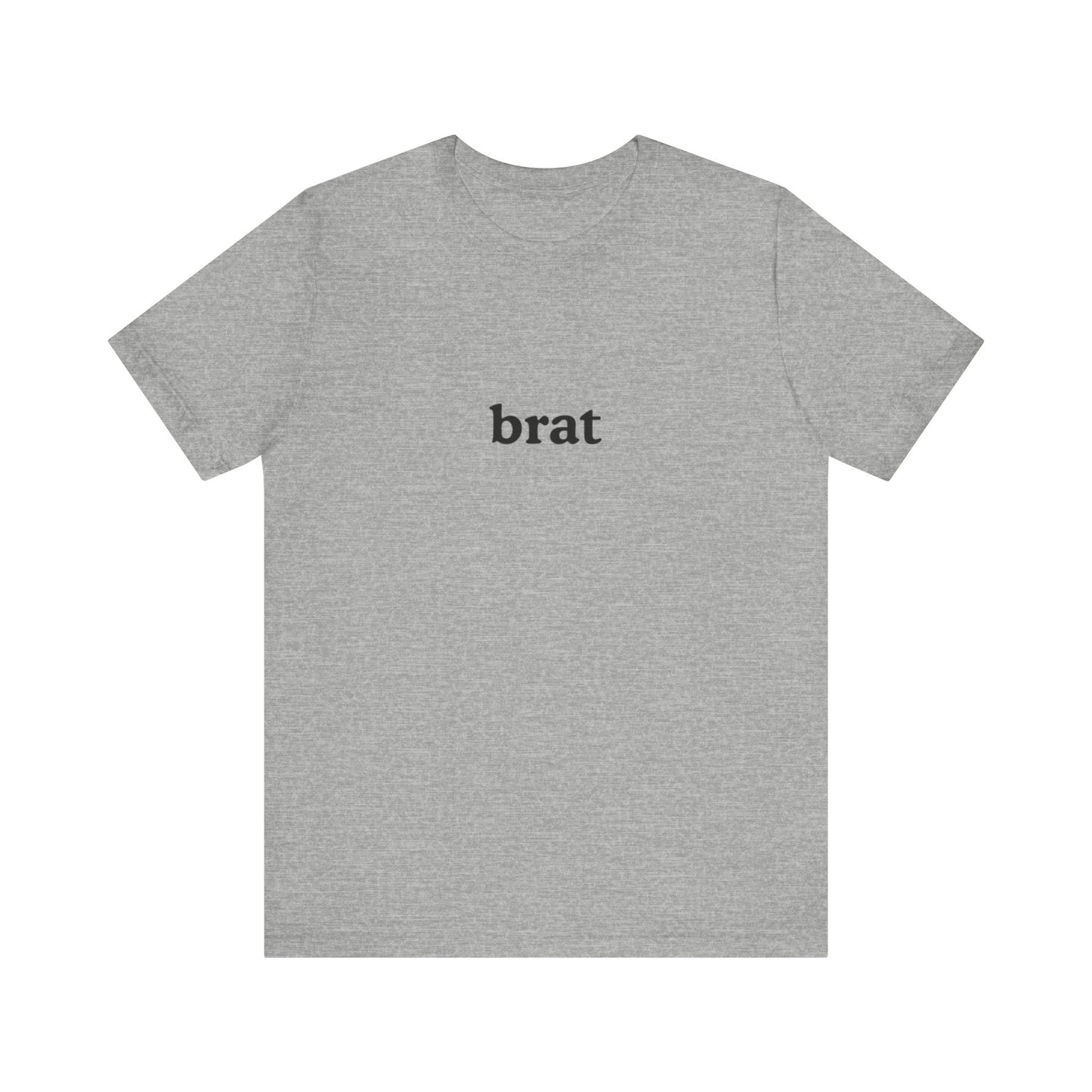Aa original brat graphic slogan jersey short sleeve boyfriend tee