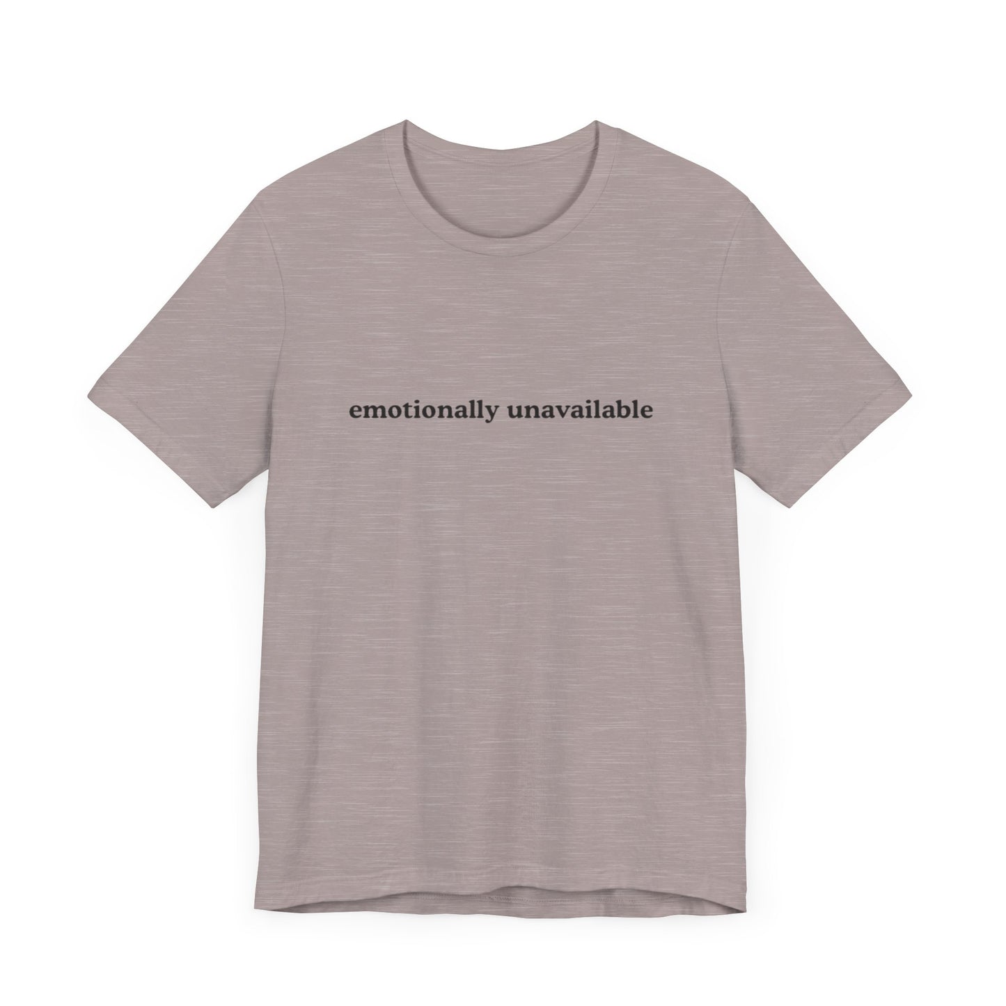 Aa original emotionally unavailable graphic slogan jersey short sleeve boyfriend tee