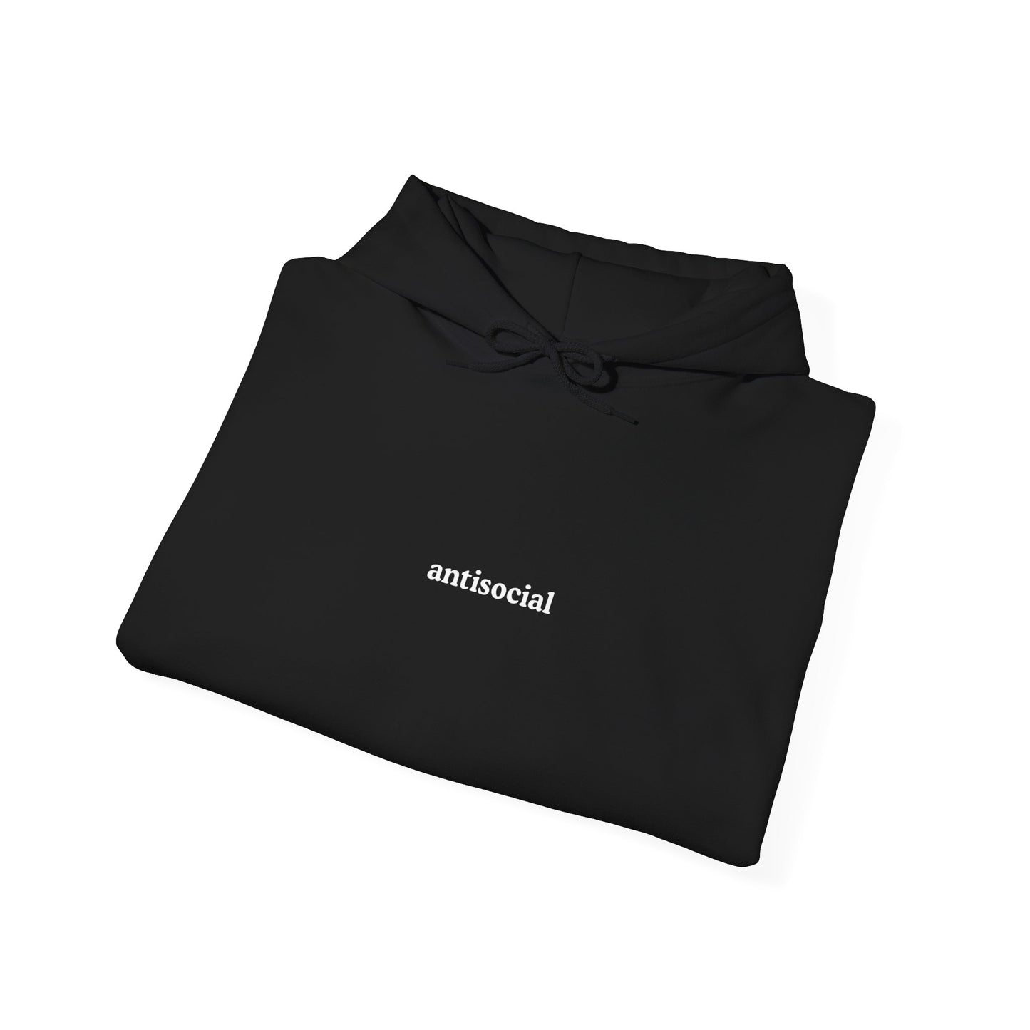 Aa | antisocial graphic slogan boyfriend hoodie | heavy blend oversized original cotton unisex