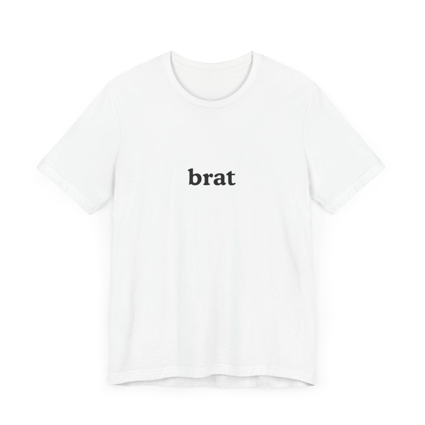 Aa original brat graphic slogan jersey short sleeve boyfriend tee