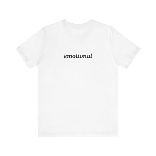 arxhive original emotional italics graphic slogan jersey short sleeve boyfriend tee
