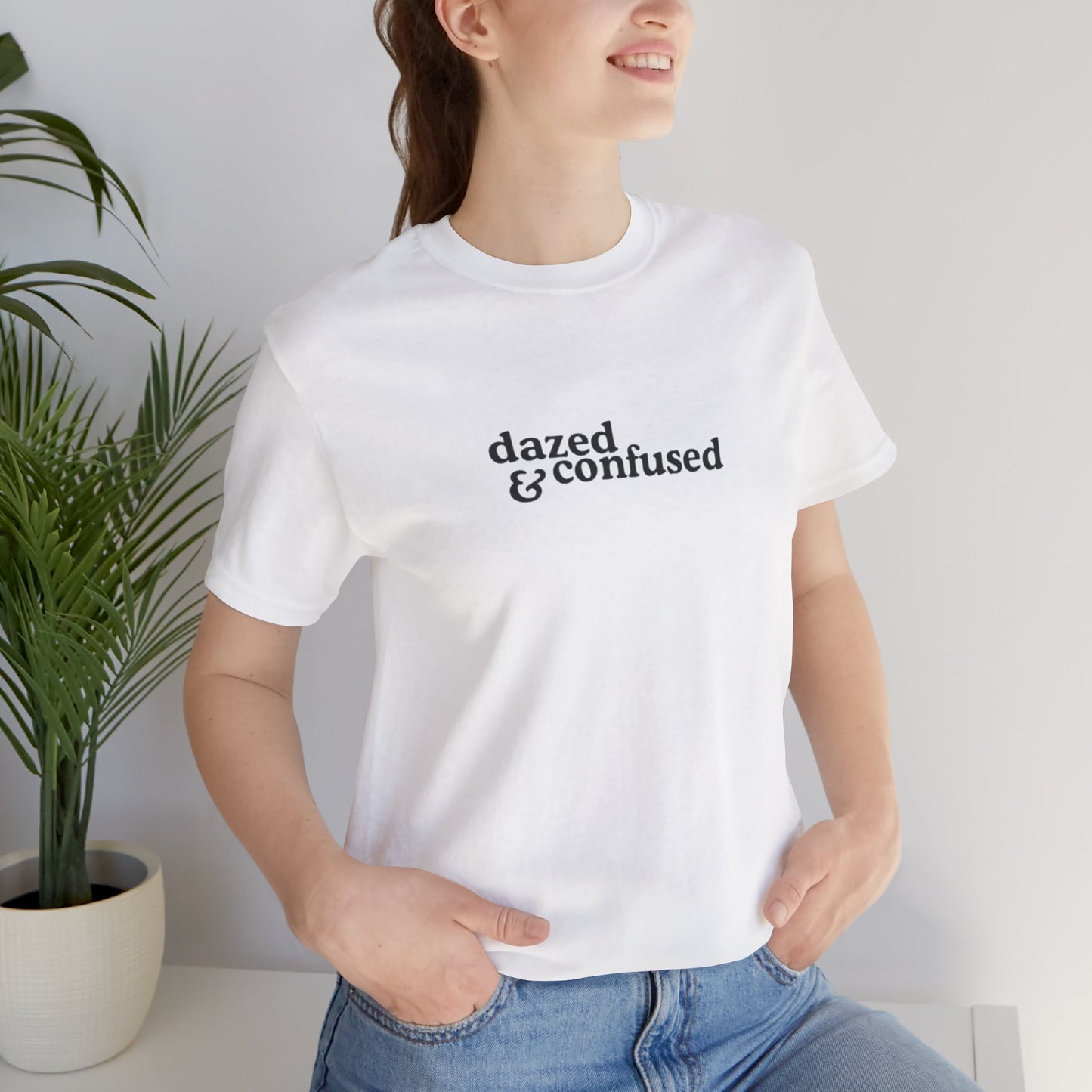 Aa original dazed&confused graphic slogan jersey short sleeve boyfriend tee
